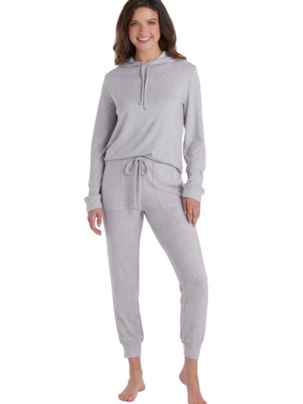 Softie's Ultra Dream Cowl Neck Jogger Set in Spring Lake Blue XL NWT